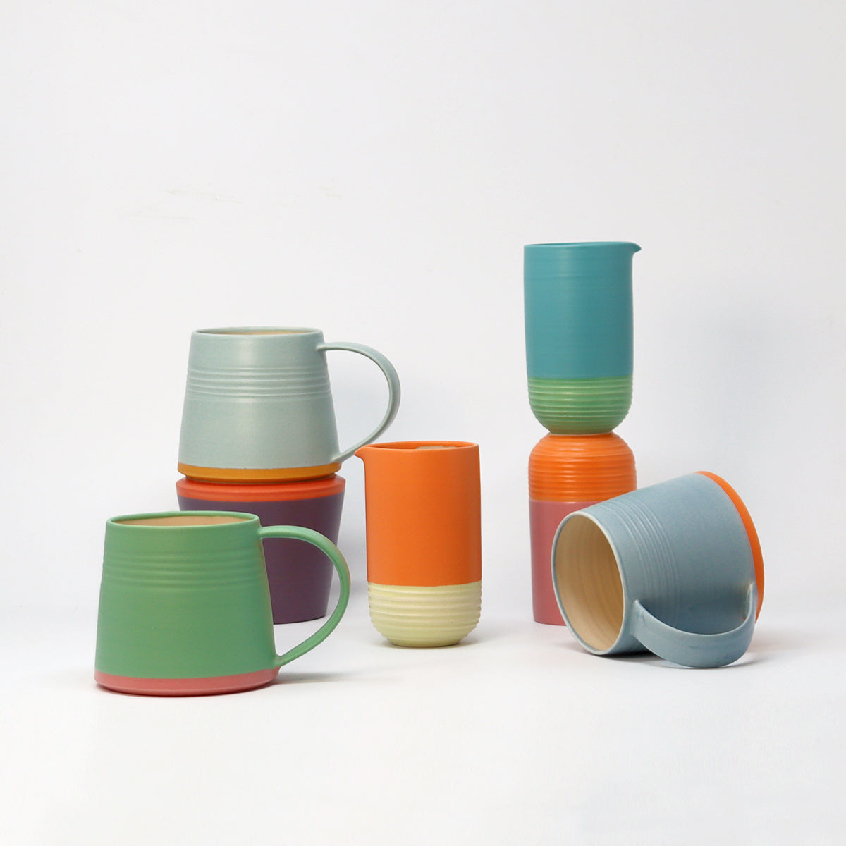 Skyline Mug - Arsenic / Rose
