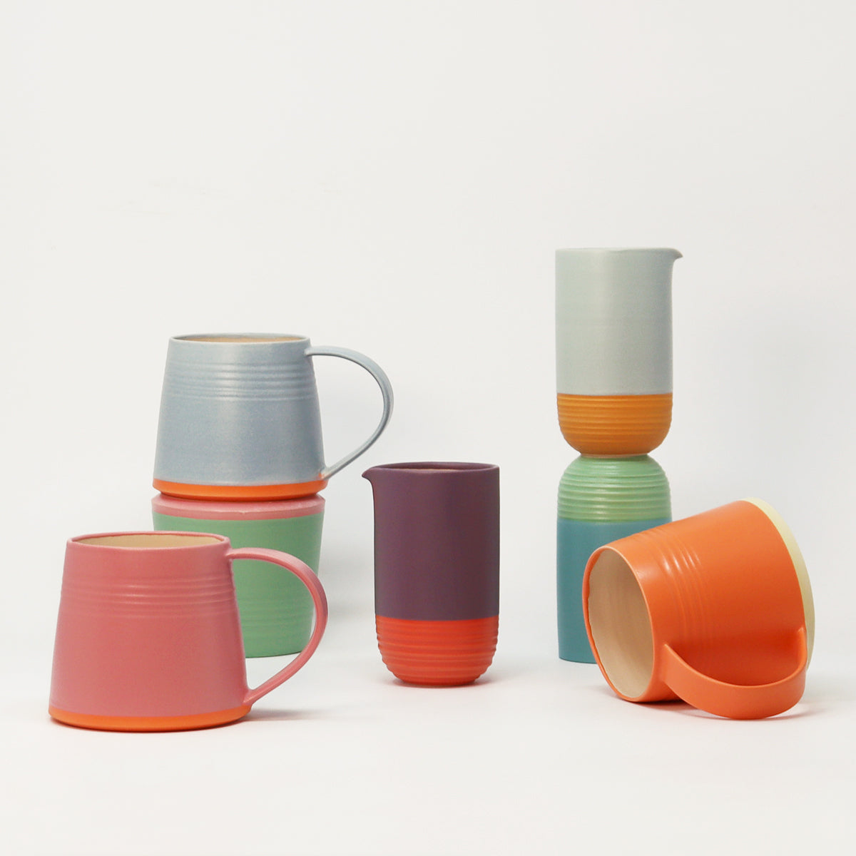 Skyline Mug - Rose / Tangerine