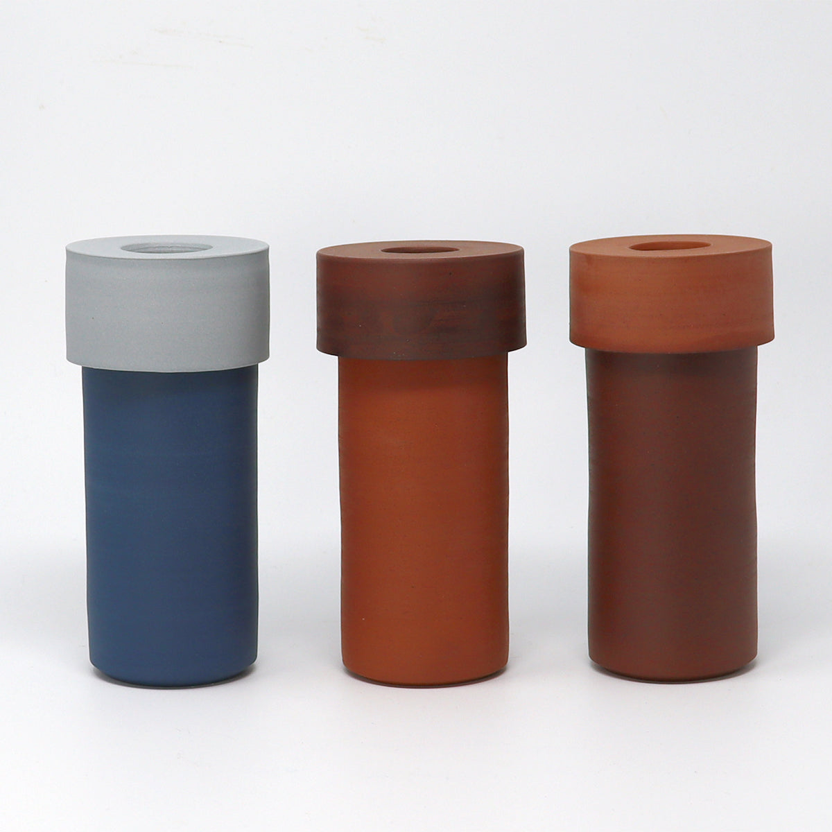 Two-tone Vase - Wine / Terracotta