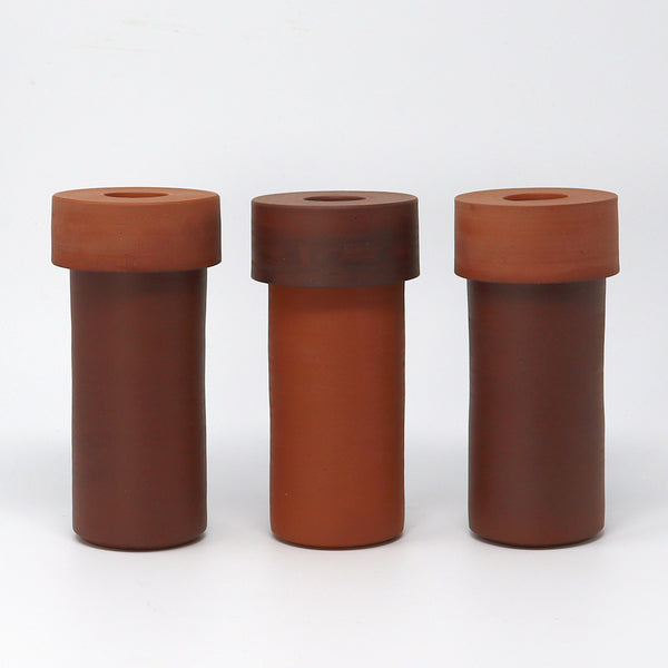 Two-tone Vase - Wine / Terracotta