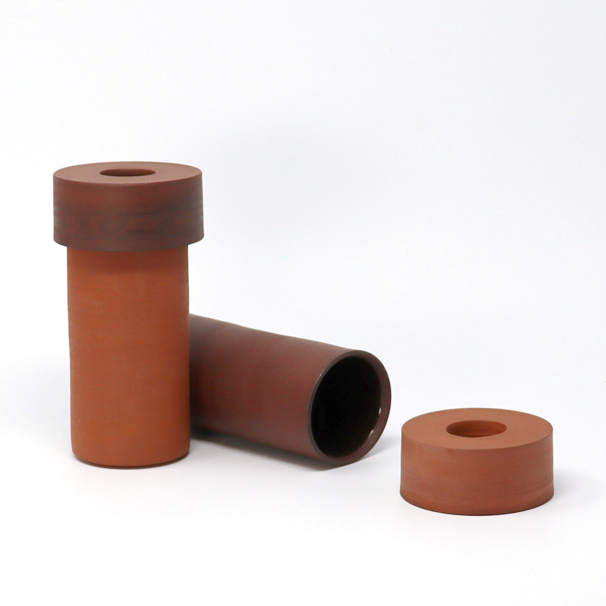 Two-tone Vase - Wine / Terracotta