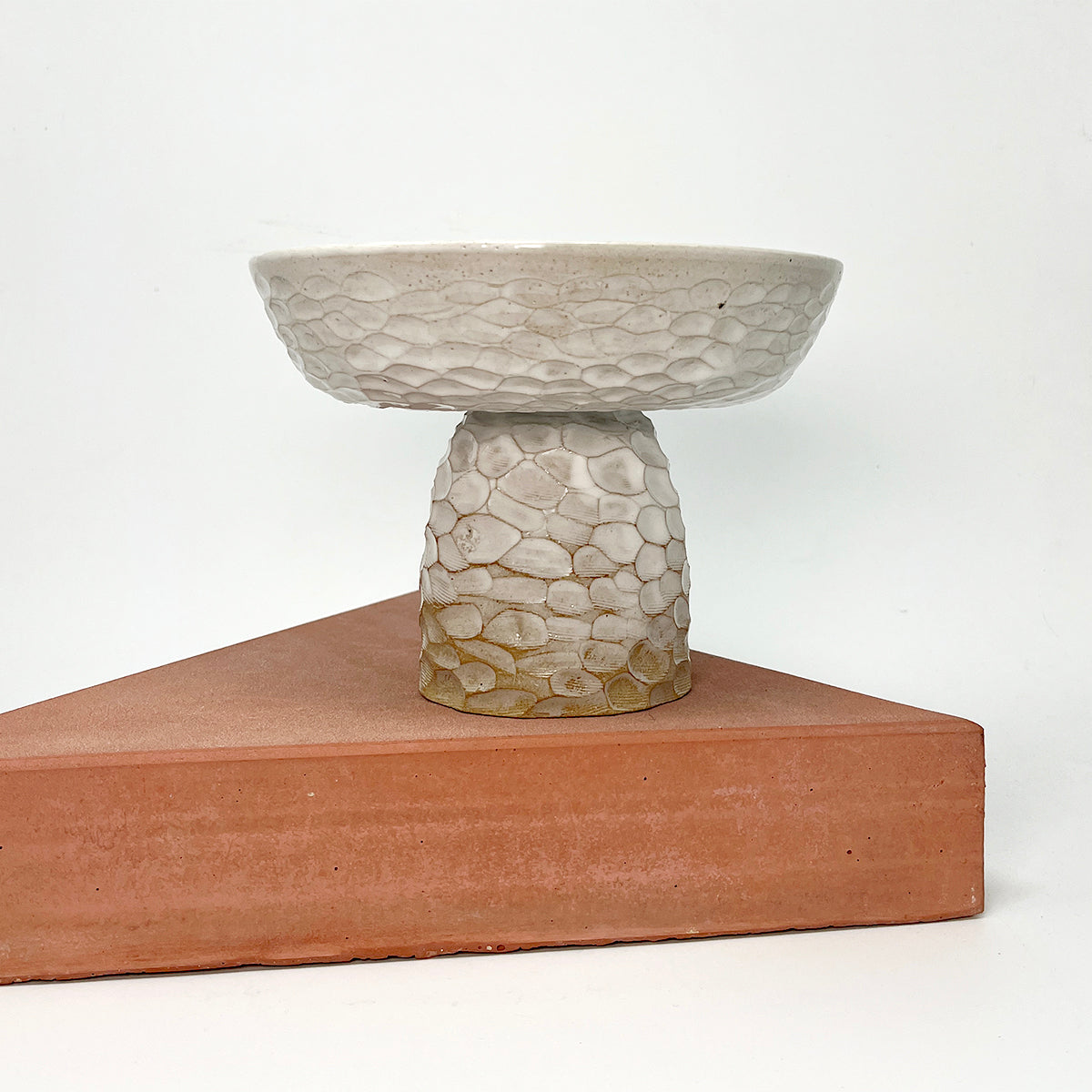 Carved Footed Bowl