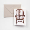 Wooden Chairs Concertina Card