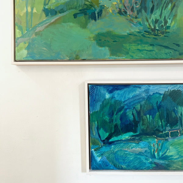 Pathway in Teal, Los Quetzales National Park, Costa Rica