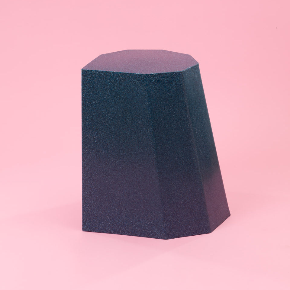 Arnold Circus Stool - Mottled Blue