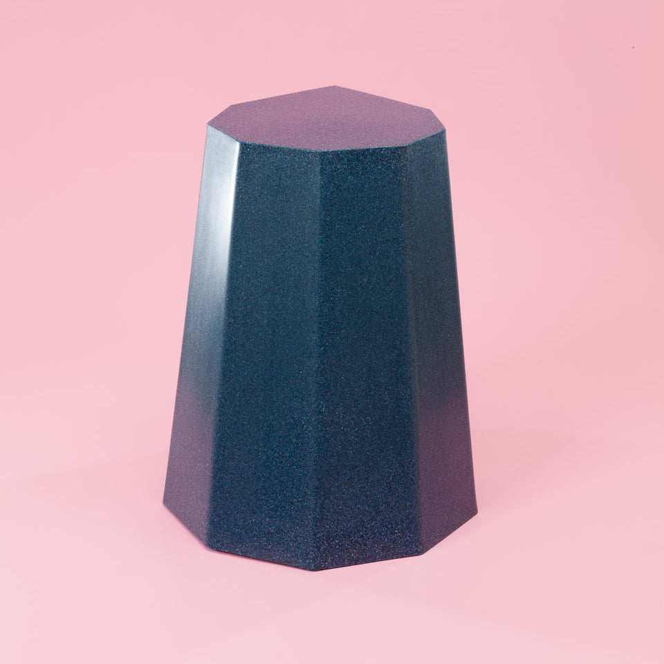 Arnold Circus Stool - Mottled Blue