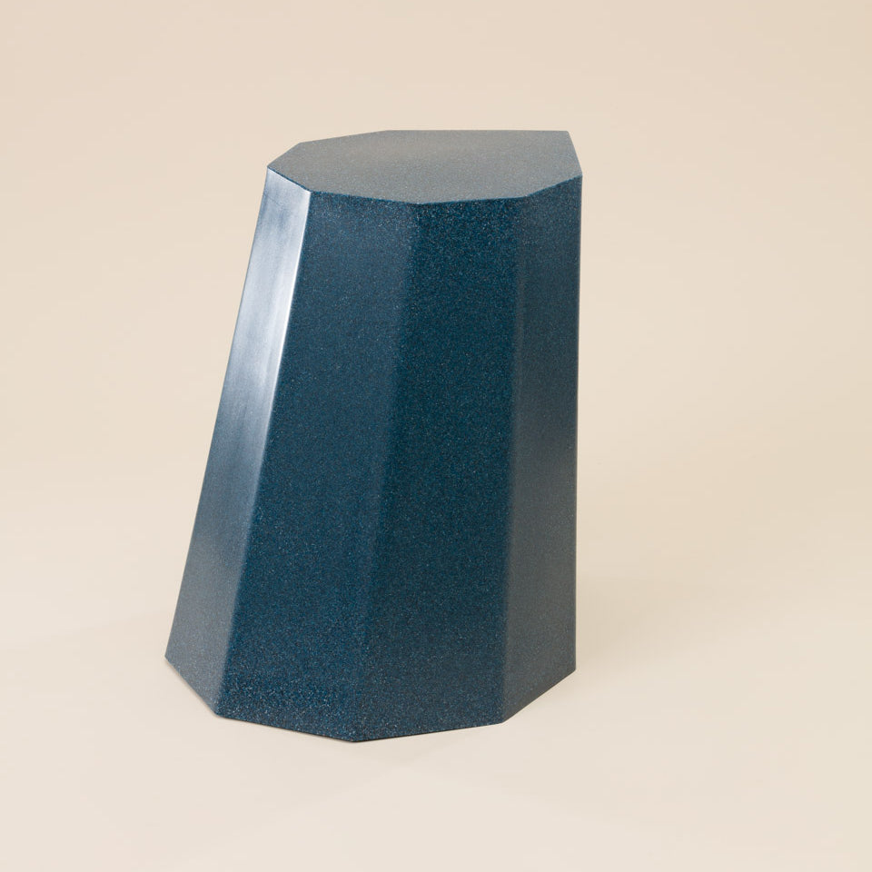 Arnold Circus Stool - Mottled Blue