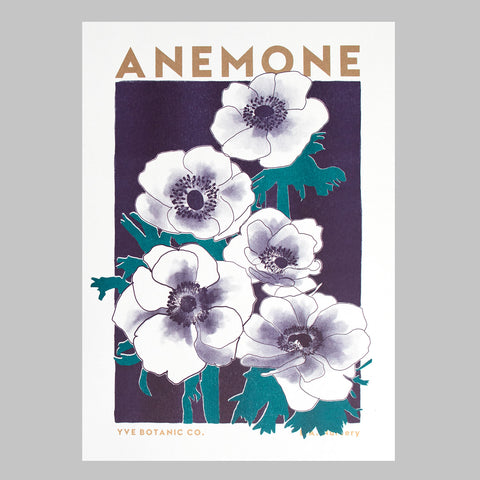 Anemone Illustration Print