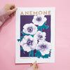 Anemone Illustration Print A3
