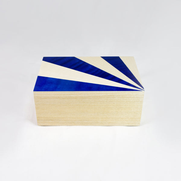 Blue Fan Tray Box