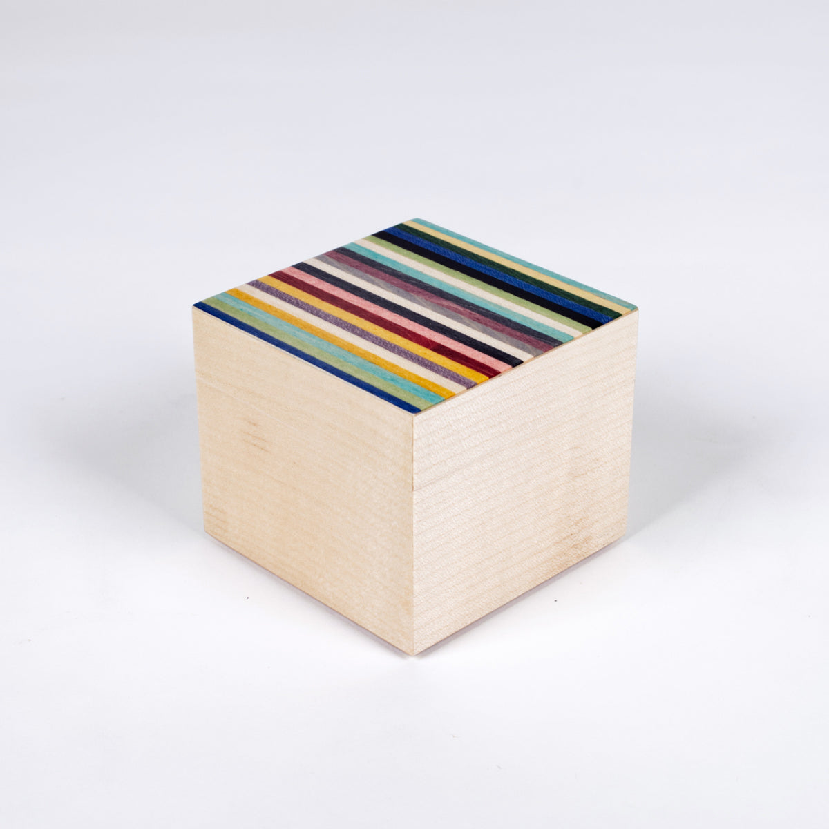 Candy Stripe Cube Box Dark