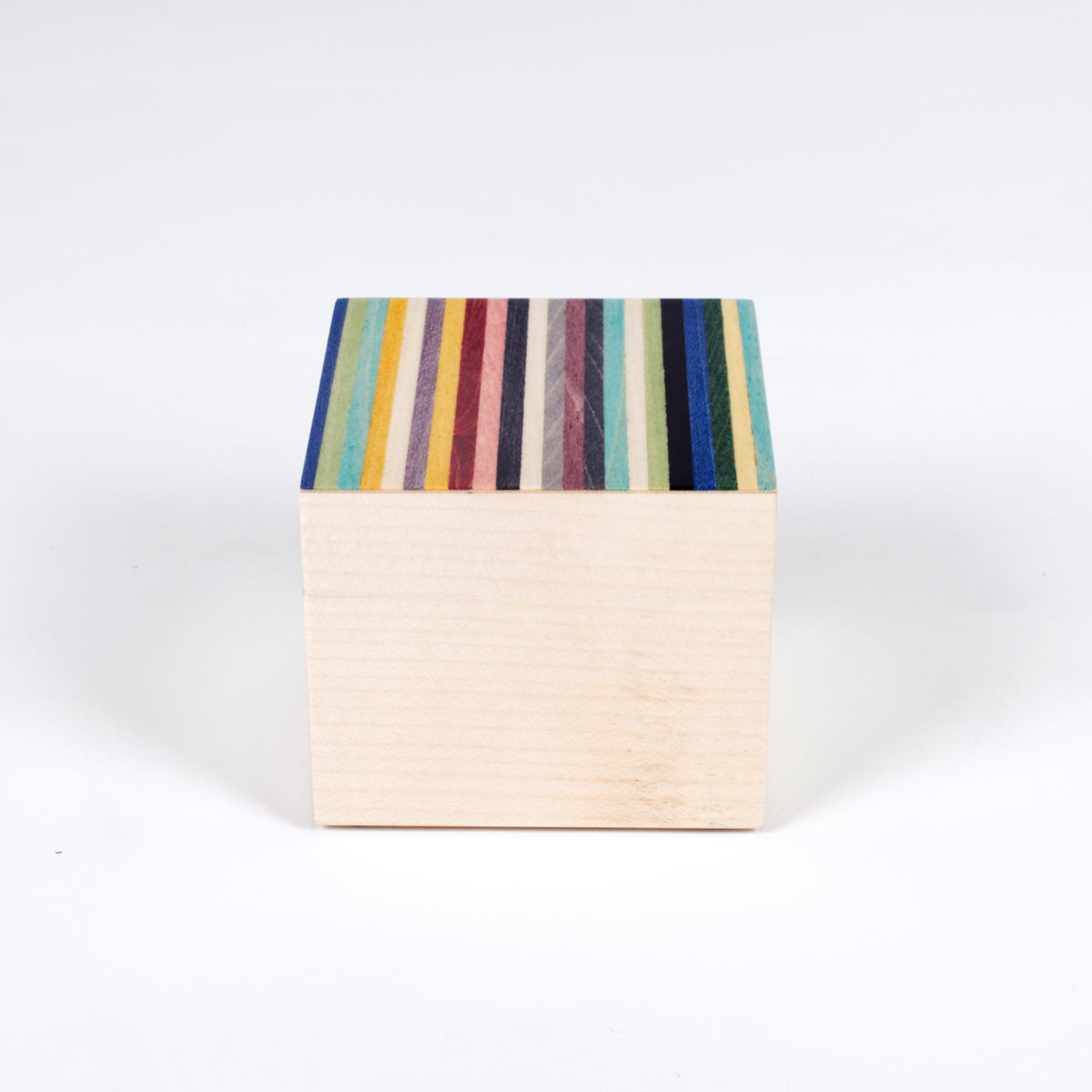 Candy Stripe Cube Box Dark