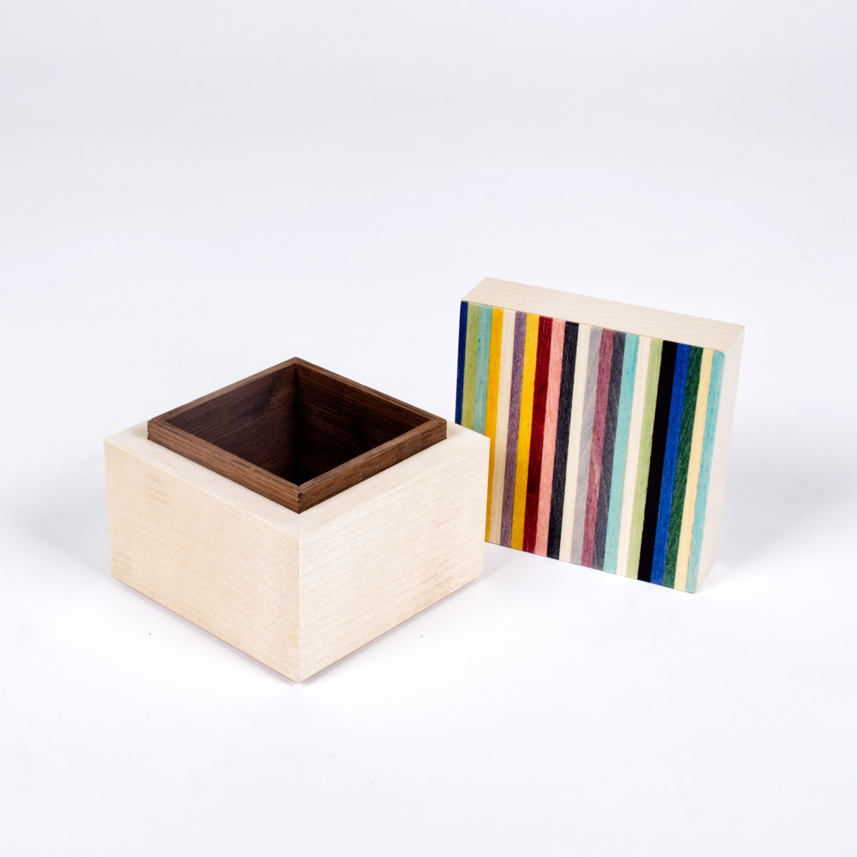 Candy Stripe Cube Box Dark