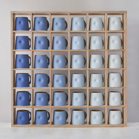 Cobalt Blue Scale Everyday Mug Set