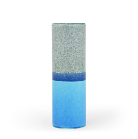 Cylinder Vase Green/Turquoise