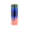 Cylinder Vase Blue/Coral