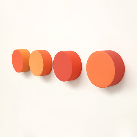 Dots Set - Two Tone Red - Orange