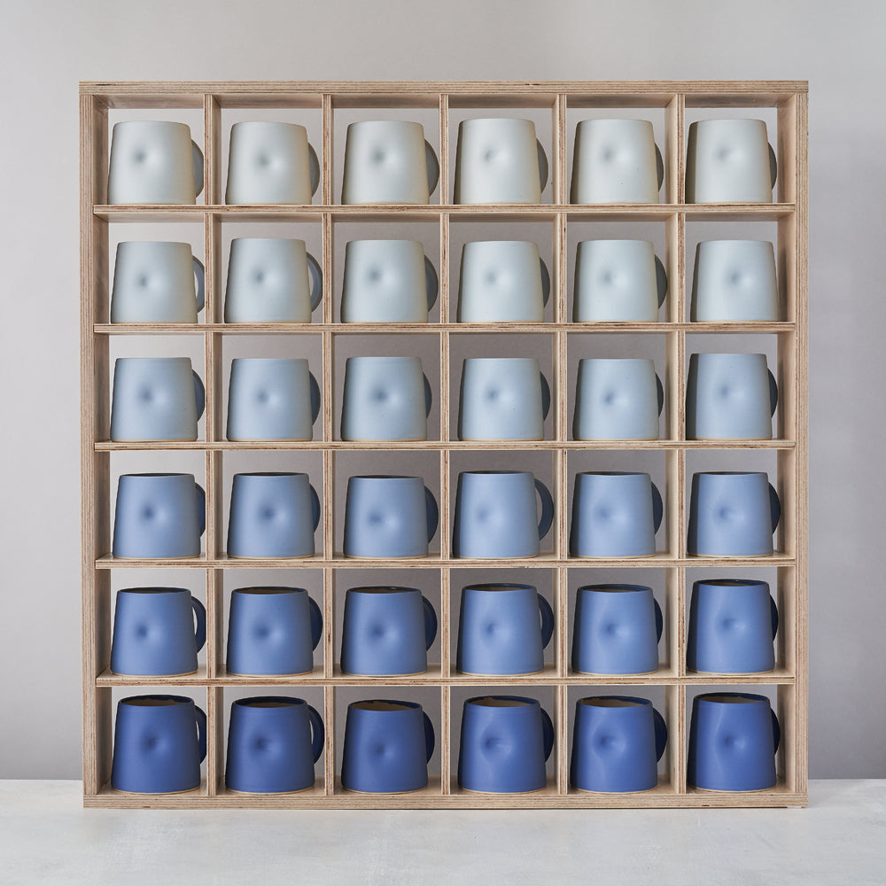 Cobalt Blue Scale Everyday Mug Set