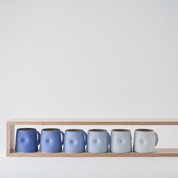 Cobalt Blue Scale Everyday Mug Set