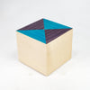 Lilac Pyramid Cube Box