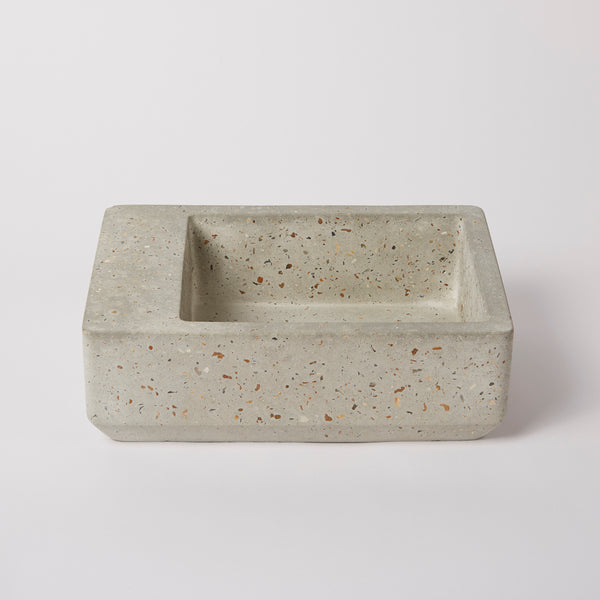 Mulberry B Concrete Bowl Mottled