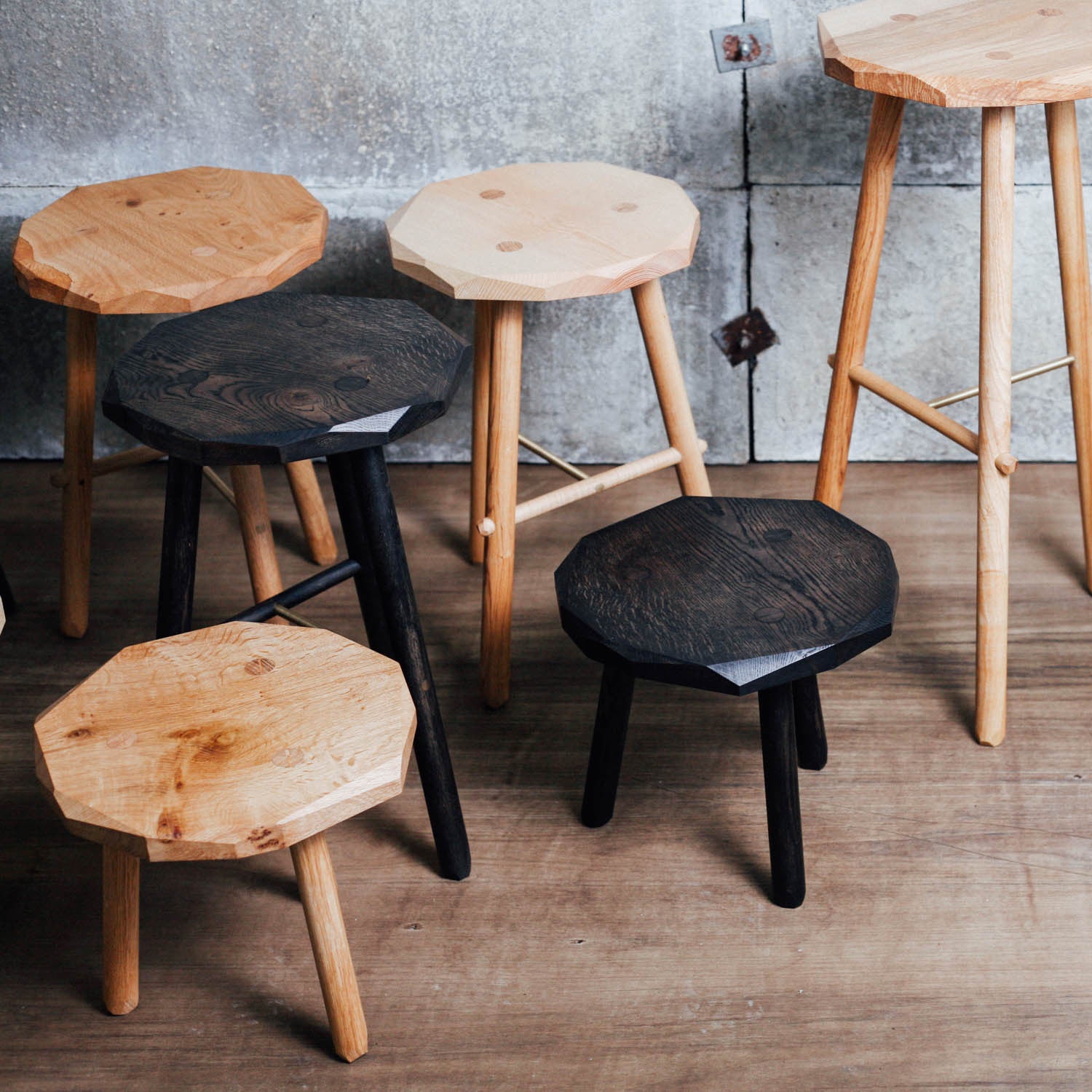 PLANE Standard Stool - Kobi & Teal