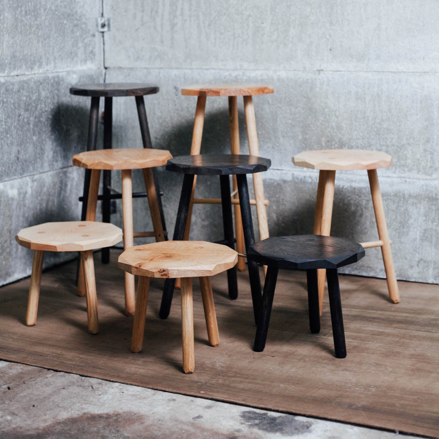 PLANE Standard Stool - Kobi & Teal