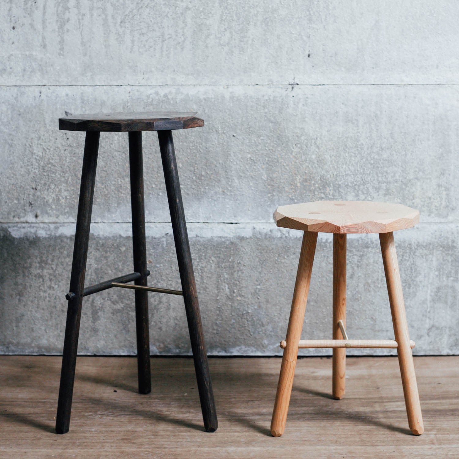 PLANE Tall Stool - Kobi & Teal