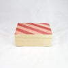 Pink Stripe Tray Box