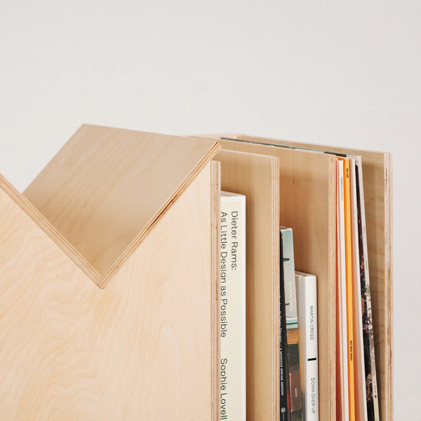 A Dolly Full of Records to See (plywood)