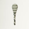 Small Porcelain Spoon Black and Green