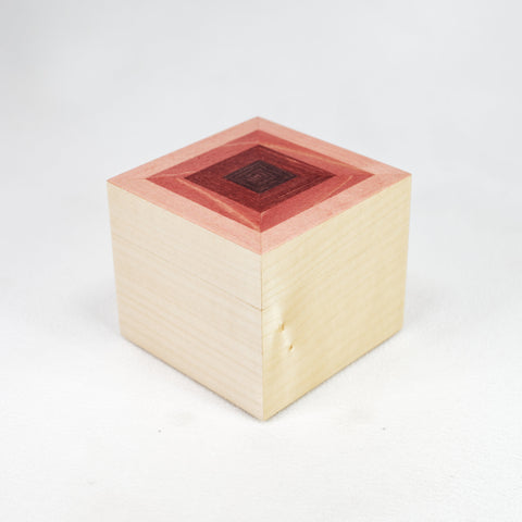 Red Prism Cube Box