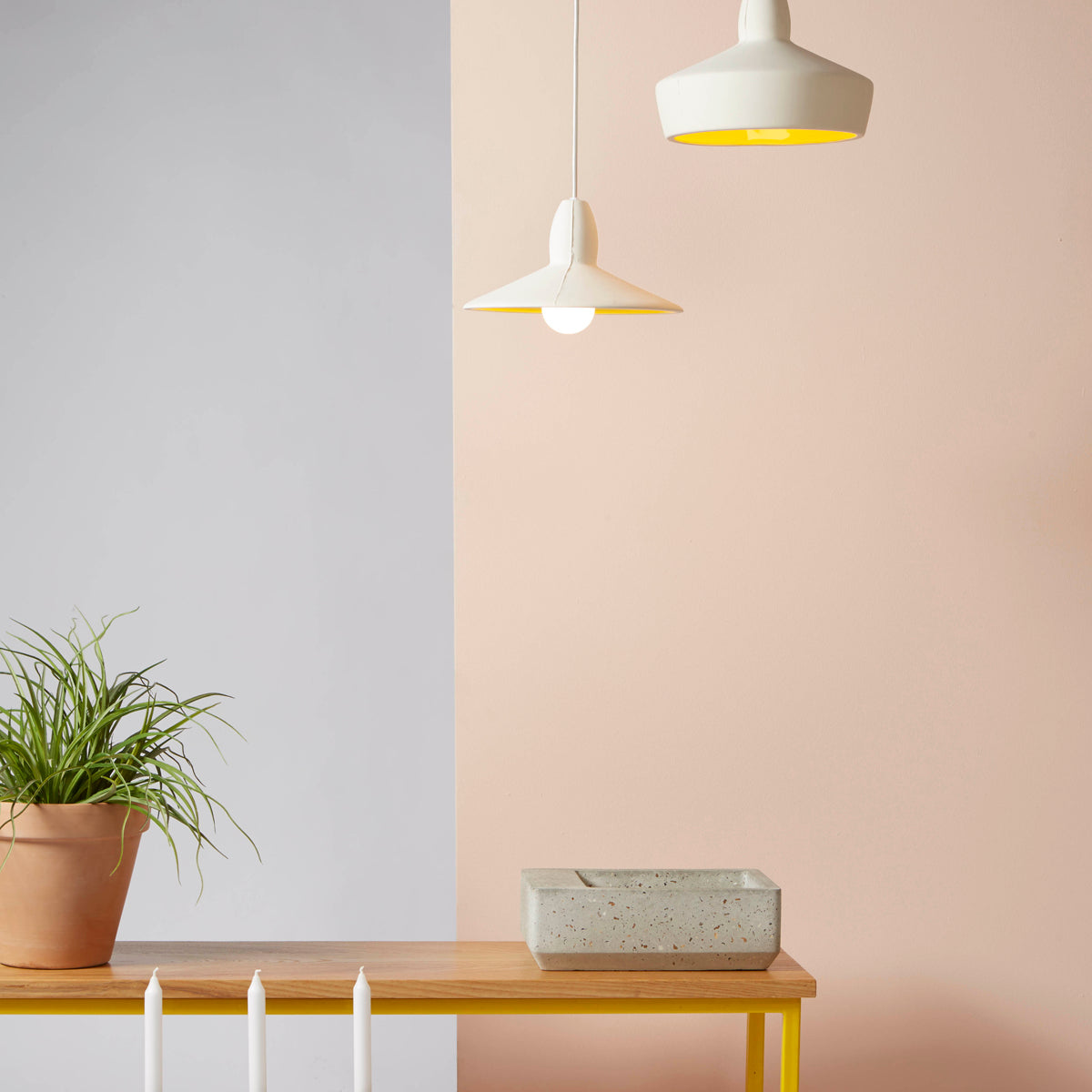 Mulberry B Concrete Bowl Mottled