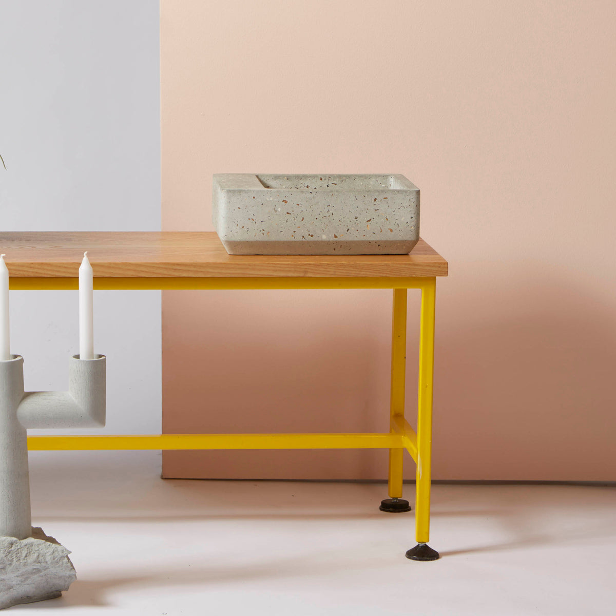 Mulberry B Concrete Bowl Mottled