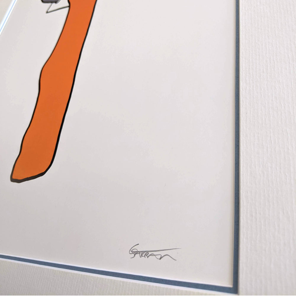 Slingshot Lithograph Print - Yellow