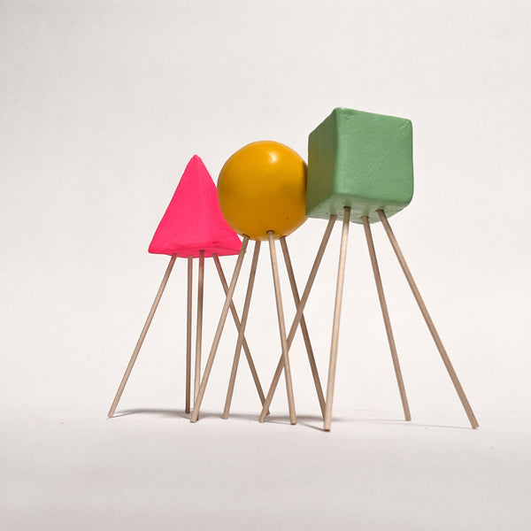 Square, Circle, Triangle (Green, Yellow, Pink)