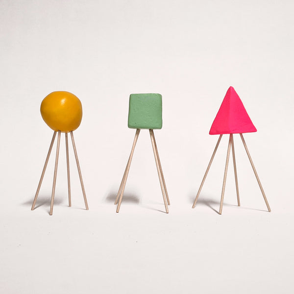 Square, Circle, Triangle (Green, Yellow, Pink)
