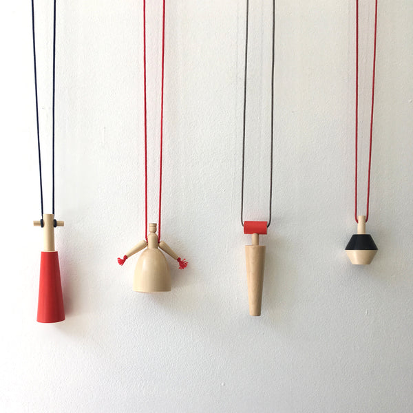 Sycamore/Painted Pendant Necklaces