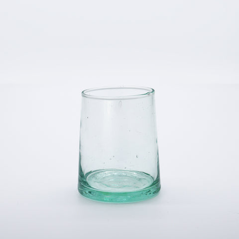 Duo Tone Glass Candlestick Holder