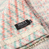 Wool & Linen Blanket - Rose/Aqua